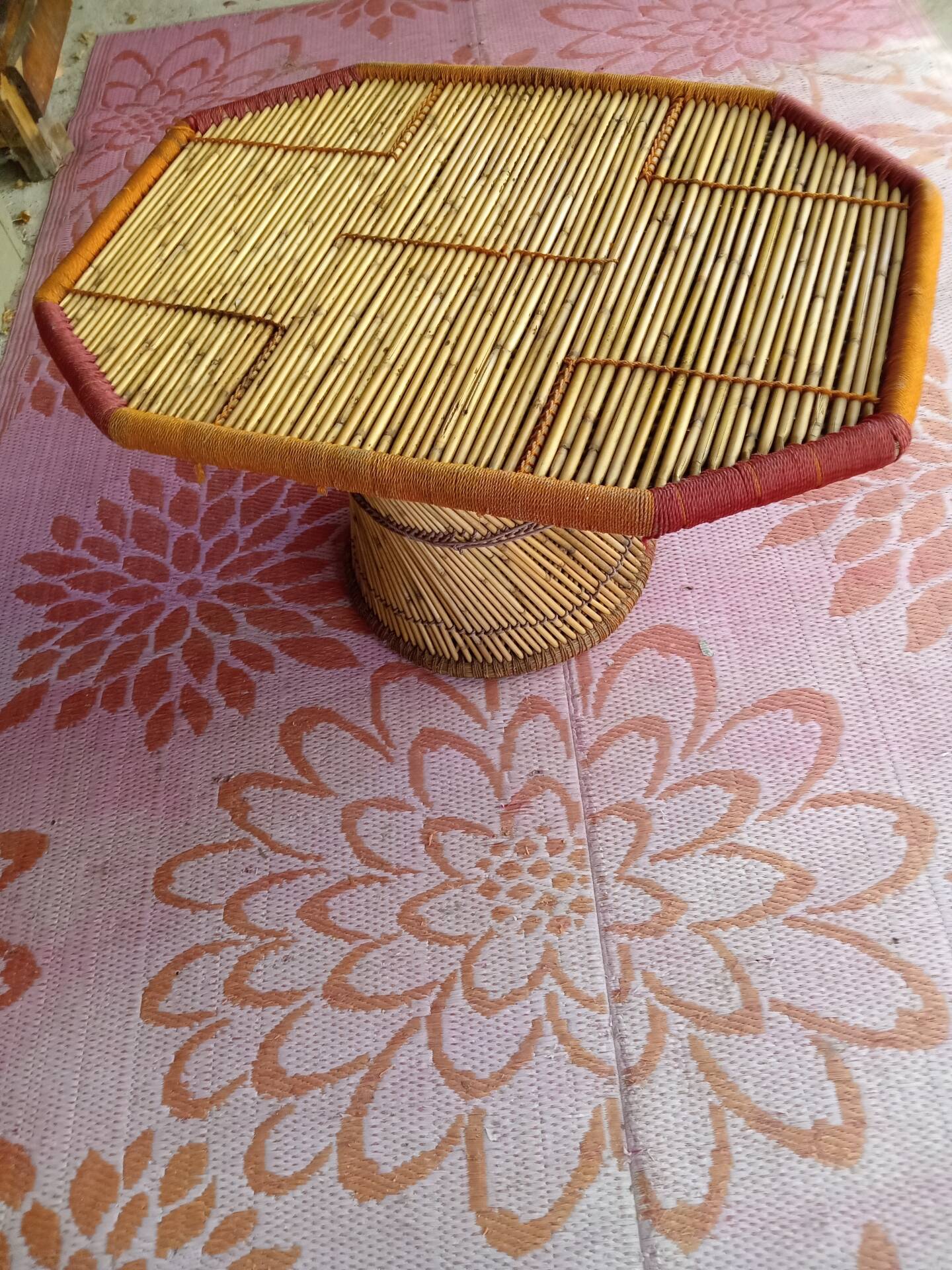 Bamboo coffee table