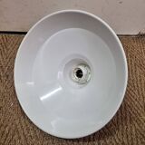 Industrial white iron pendant light