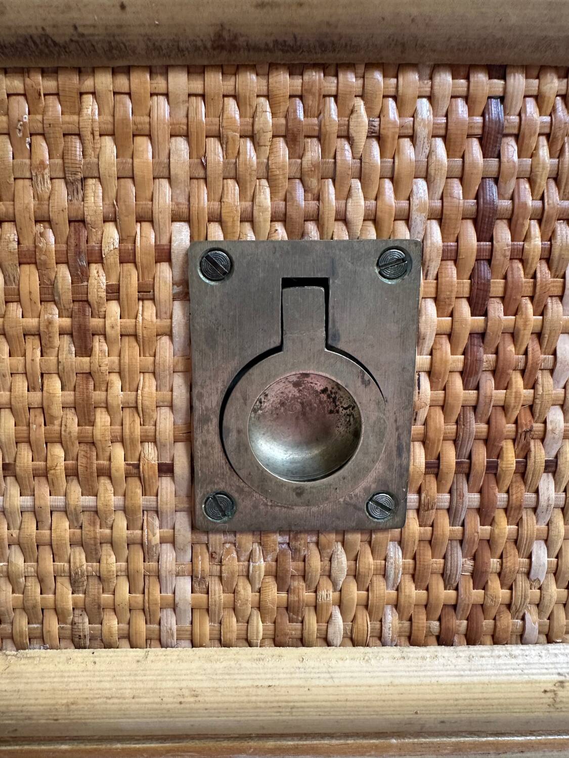 Dal Vera bamboo and rattan chest of drawers