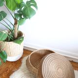 Large vintage wicker box