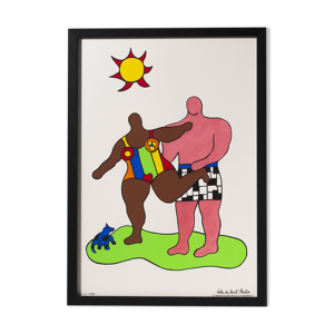 Niki De Saint-Phalle couple au