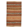 Tapis kilim vintage turc rayé multicolore à motifs géométriques, 190x320 cm