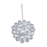 Lustre moderniste vintage par Motoko Ishii pour Staff Leuchten 1971