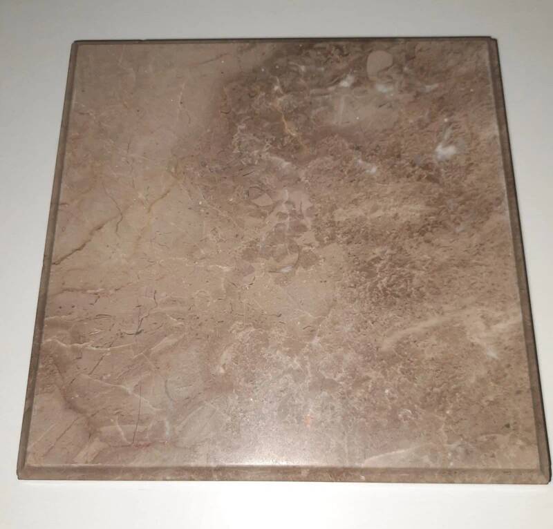 Antique marble trivet - vintage
