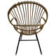 Rattan chair by Dirk van Sliedregt Rohe Noordwolde 1960 in the Netherlands
