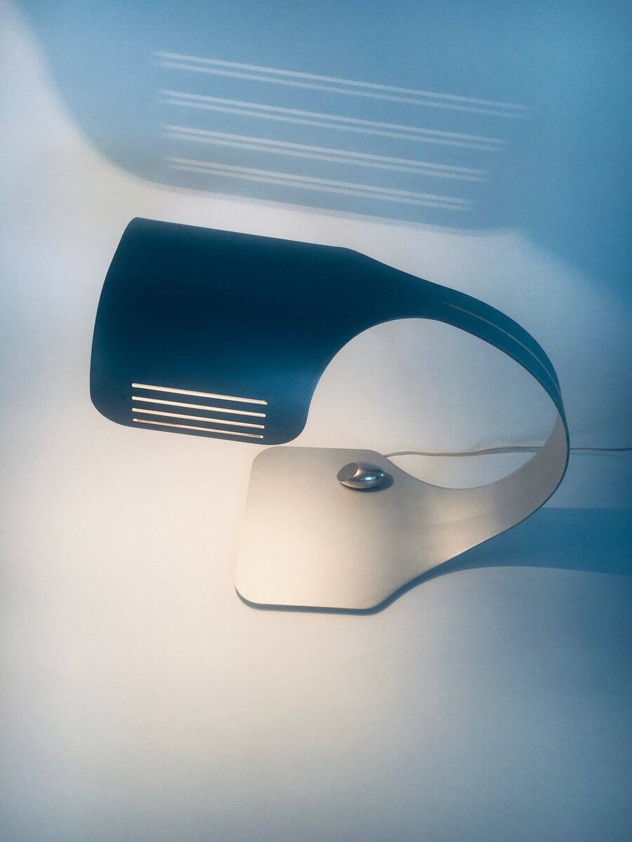 Aluminium Colomba Design Desk Lamp by Walter & Moretti, France, 1972