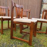 Set of 4 Scandinavian style chairs 1960