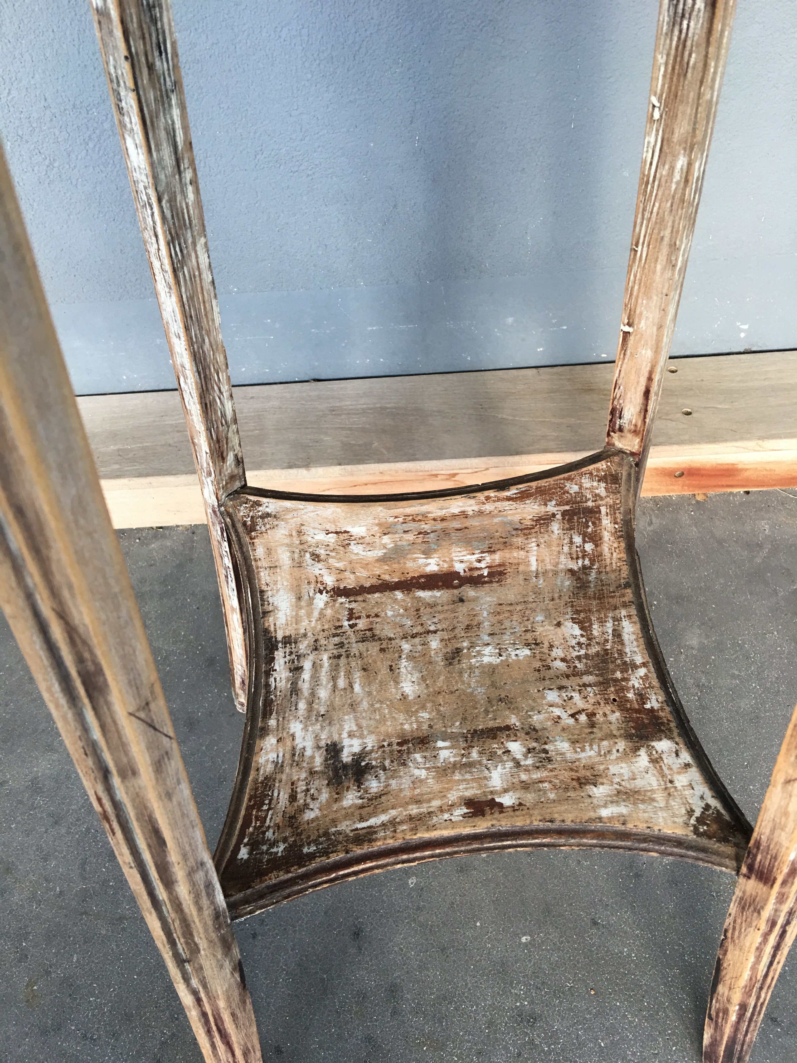 Wood and ceramic side table, 1930