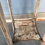 Wood and ceramic side table, 1930