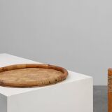 Mid-century bamboo serving tray, France 1960s