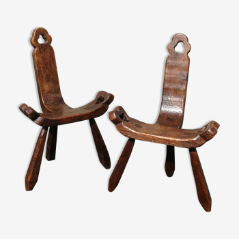 Pair of chairs of mountain