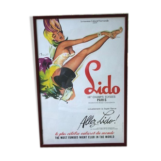 Original period poster, Cabaret Lido