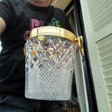 Bohemian crystal champagne bucket