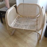 Relax armchair in rattan and canning of balî