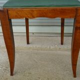 Art Deco period solid walnut chairs, set of 6