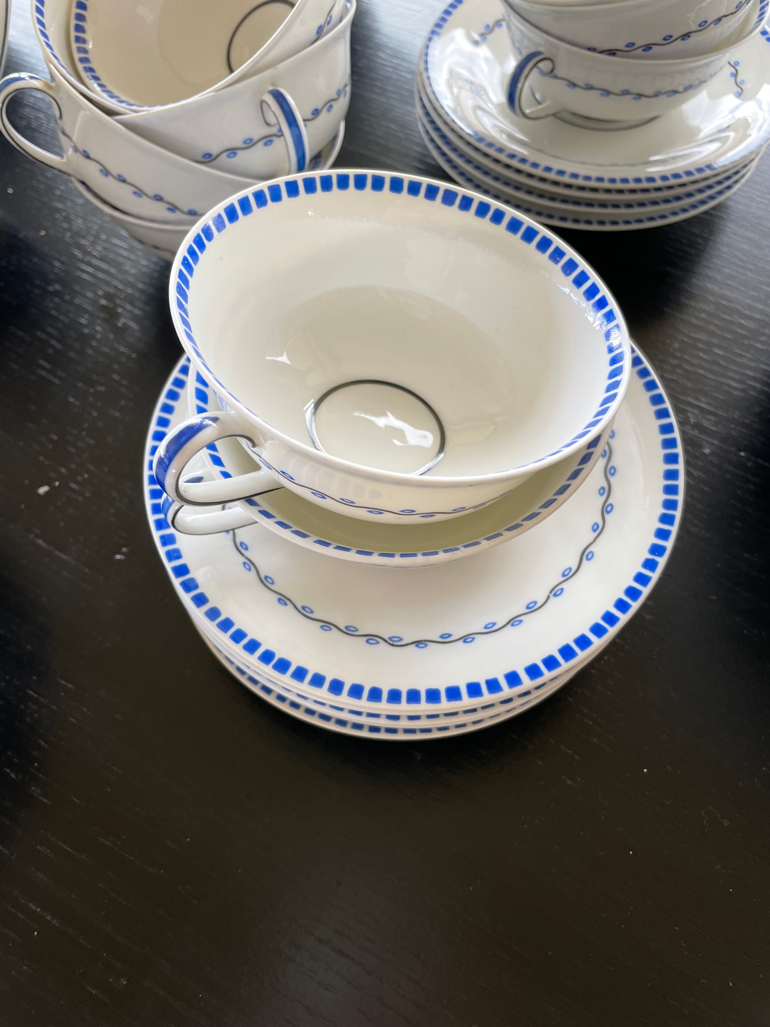 Set XXL crockery Limoges A.Lanternier