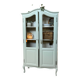 Vintage display case in Caiman green