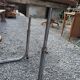 Vintage school desk in iron and wood