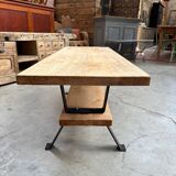 Table basse bois et métal