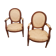 Paire de fauteuils époque Louis XVI vers 1780