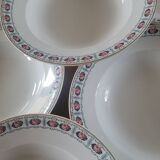 8 antique flat plates from Sté Céramique Maestricht