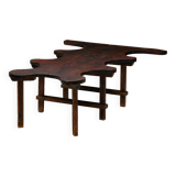 Table Organique Rustique De Forme Libre, France, Fin 19ème Siècle