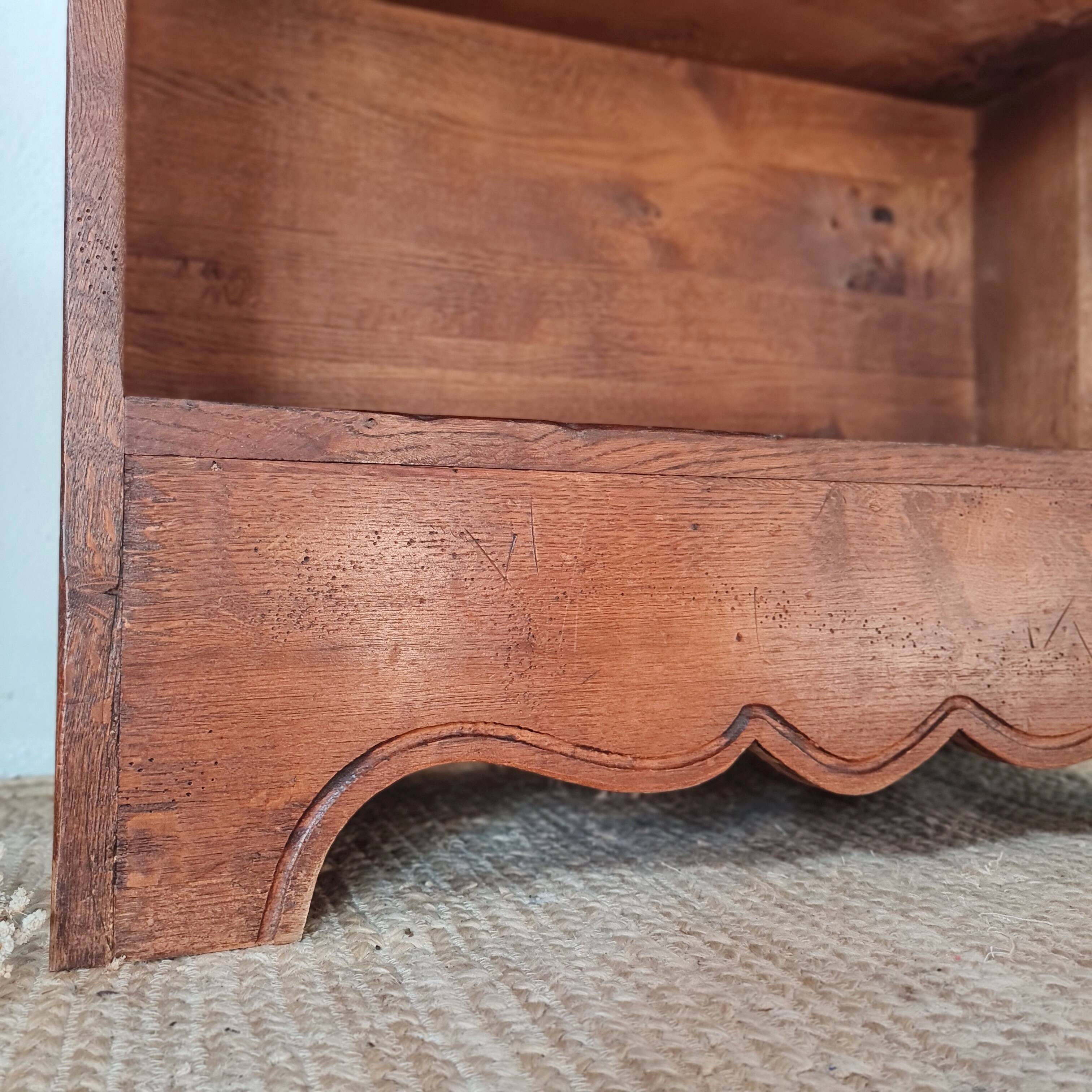 Ancient library in solid wood