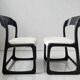 4 Baumann sleigh chairs