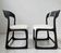 4 chaises traineau Baumann