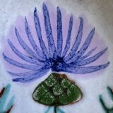 Small Vallauris dish with thistle