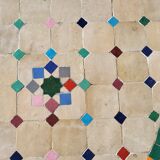 Moroccan outdoor table, ceramic