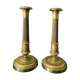 Pair of brass torches