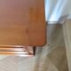 large curved chest of drawers - solid wood - cherry - 4 drawers - Louis Philippe