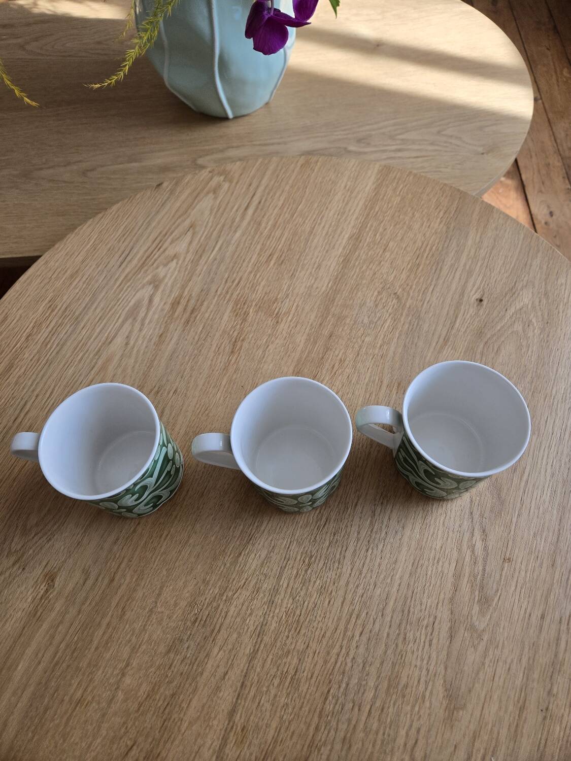 3 mugs arabesco de Gallo Design Villeroy et Boch