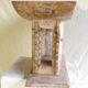 Antique wooden stool african art ashanti from ghana