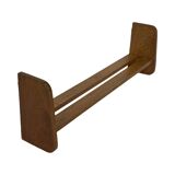 Vintage wooden wall shelve rack bookshelf in wood minimalist