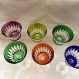 Picadilly-style Baccarat wine glasses