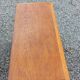 Vintage 1950s oak chest with compass feet