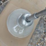 Holophane art deco glass pendant light