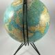 Globe girard and cardboard bar plastifies 1950 1960 pied metal