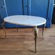 Table basse en marbre blanc de carrare