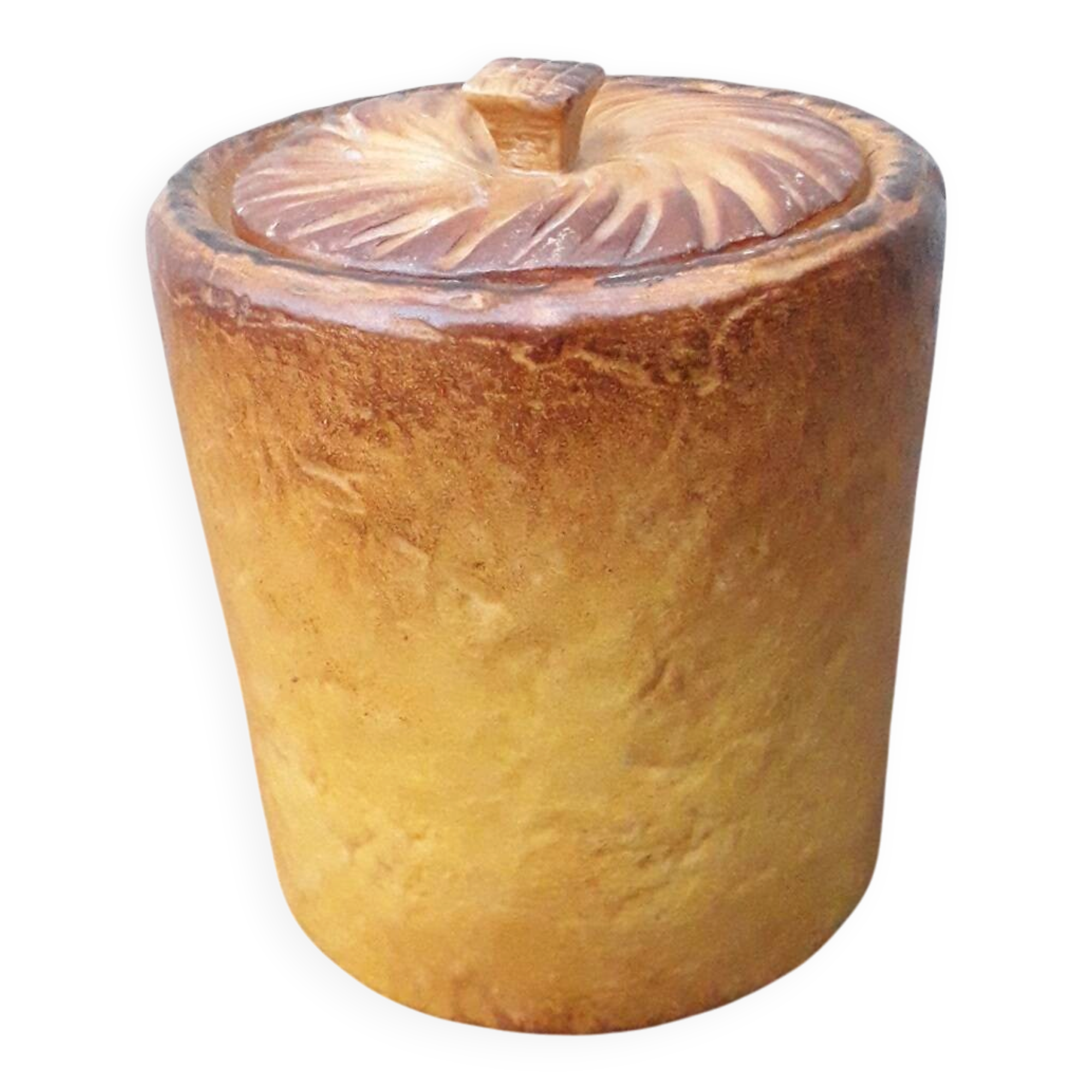 Pot covered in trompe l'œil