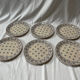 Laura Ashley & Johnson Brother set of 6 blue dessert plates