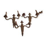 old Louis XVI style bronze sconces