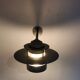 Metal and glass wall light by Jens Møller-Jensen for Louis Poulsen