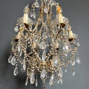 Italian pearl and crystal chandelier