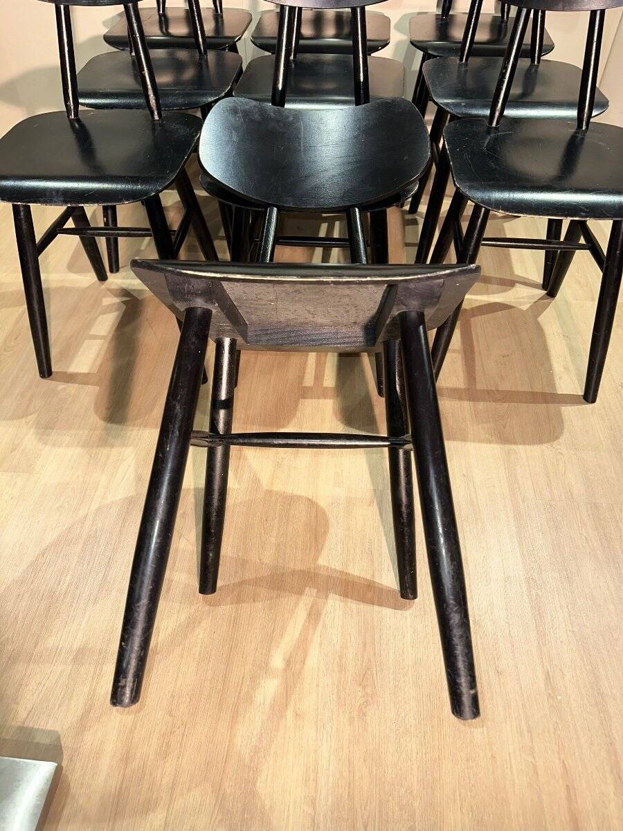 Lot de 10 chaises style scandinave