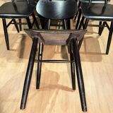 Set of 10 Scandinavian style chairs