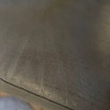 Zanotta gray leather armchair