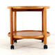 Danish Trolley with Removable Tray - teak